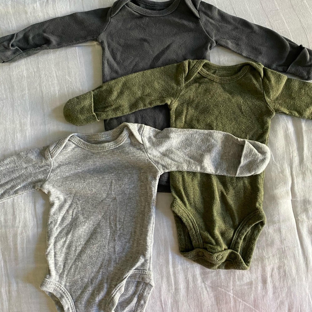 Carter’s Assorted Long Sleeve Onesies